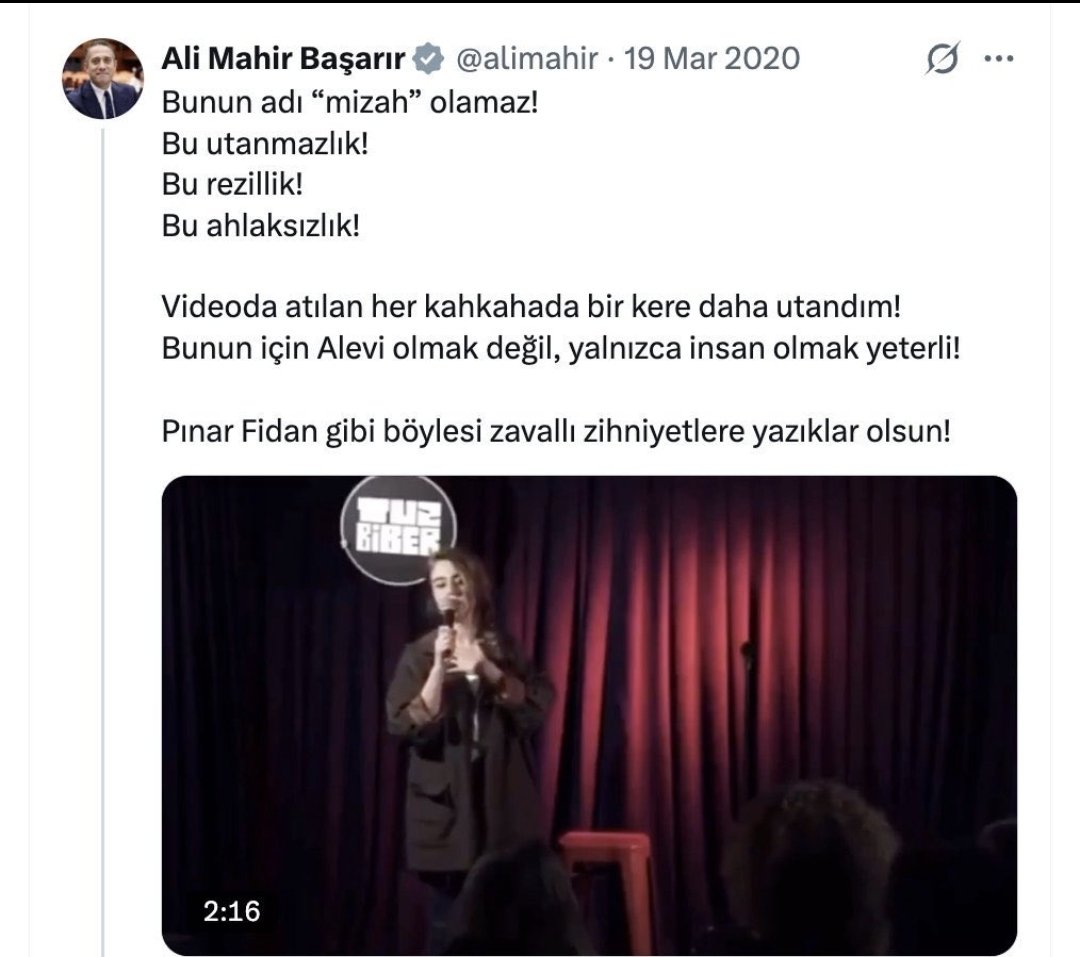 KARTAL1HAYDAR's tweet photo. @alimahir İki yüzlülüğün kitabını yazan adam @alimahir 👏👏 https://t.co/RDAOpKZzsO