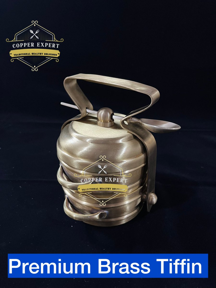 copper_expert's tweet photo. Crafted with a beautiful matt finish and designed for those who appreciate authentic Indian heritage, this brass tiffin is perfect for gifting, festive occasions, and premium collections.
#brasstiffin #PremiumGifting #copperexpert #handicrafts https://t.co/pjj5Fx57wW