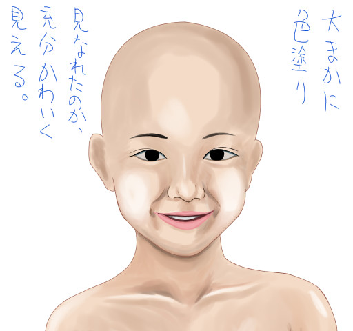 icha04873987's tweet photo. #可愛くなるかな選手権 #イラスト過程 #デジタルイラスト 今回のテーマはスキンヘッドのままでどこまで可愛くなるかな?(1/2) https://t.co/UFuF0wr7eu