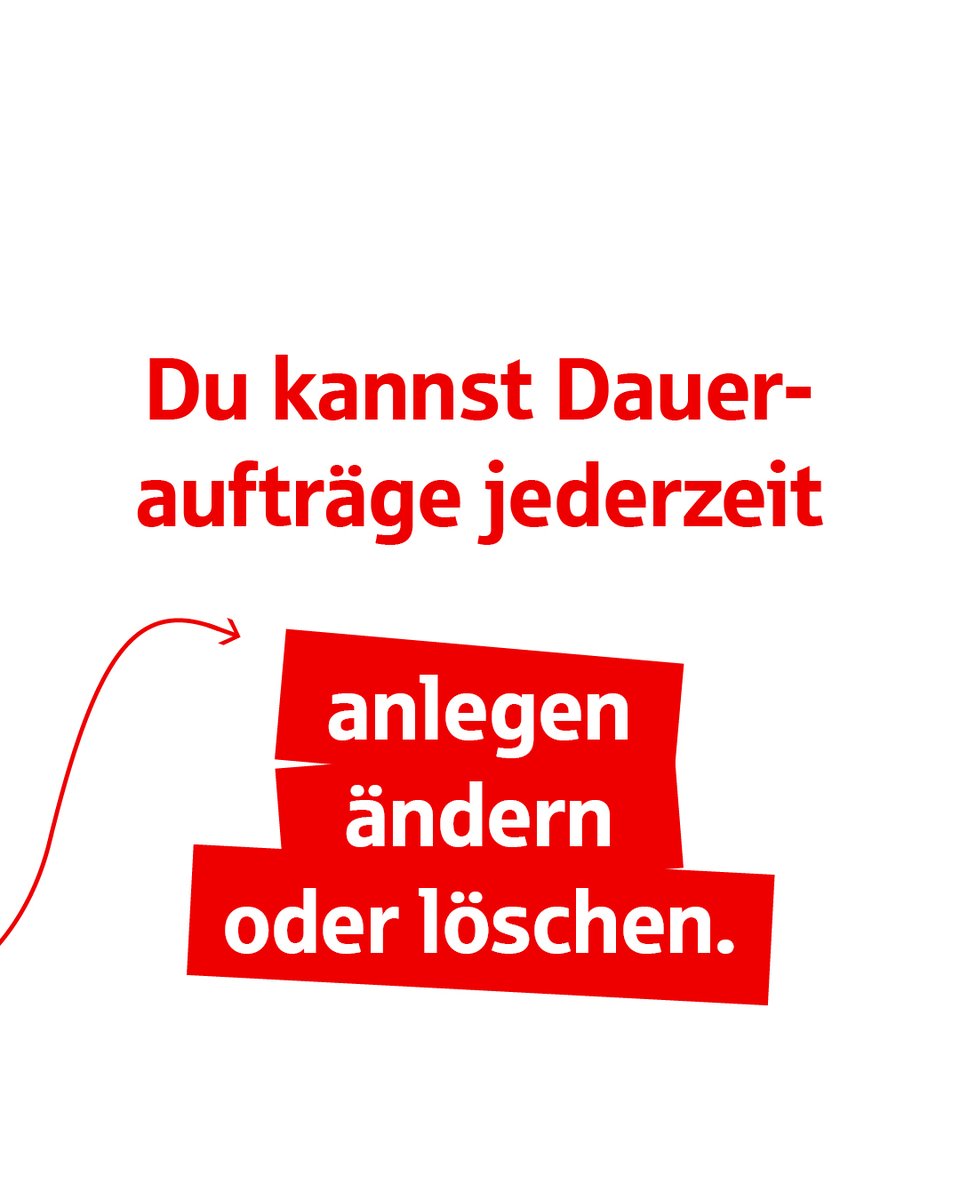 spkmk's tweet photo. Du überweist deine Miete Monat für Monat händisch? Das geht viel einfacher! 💡
Im Online-Banking kannst du unter "Banking" > "Daueraufträge" in wenigen Schritten deine Aufträge verwalten und z. B. die Überweisung deiner Miete automatisieren. ✅ https://t.co/oZuRtshaDg