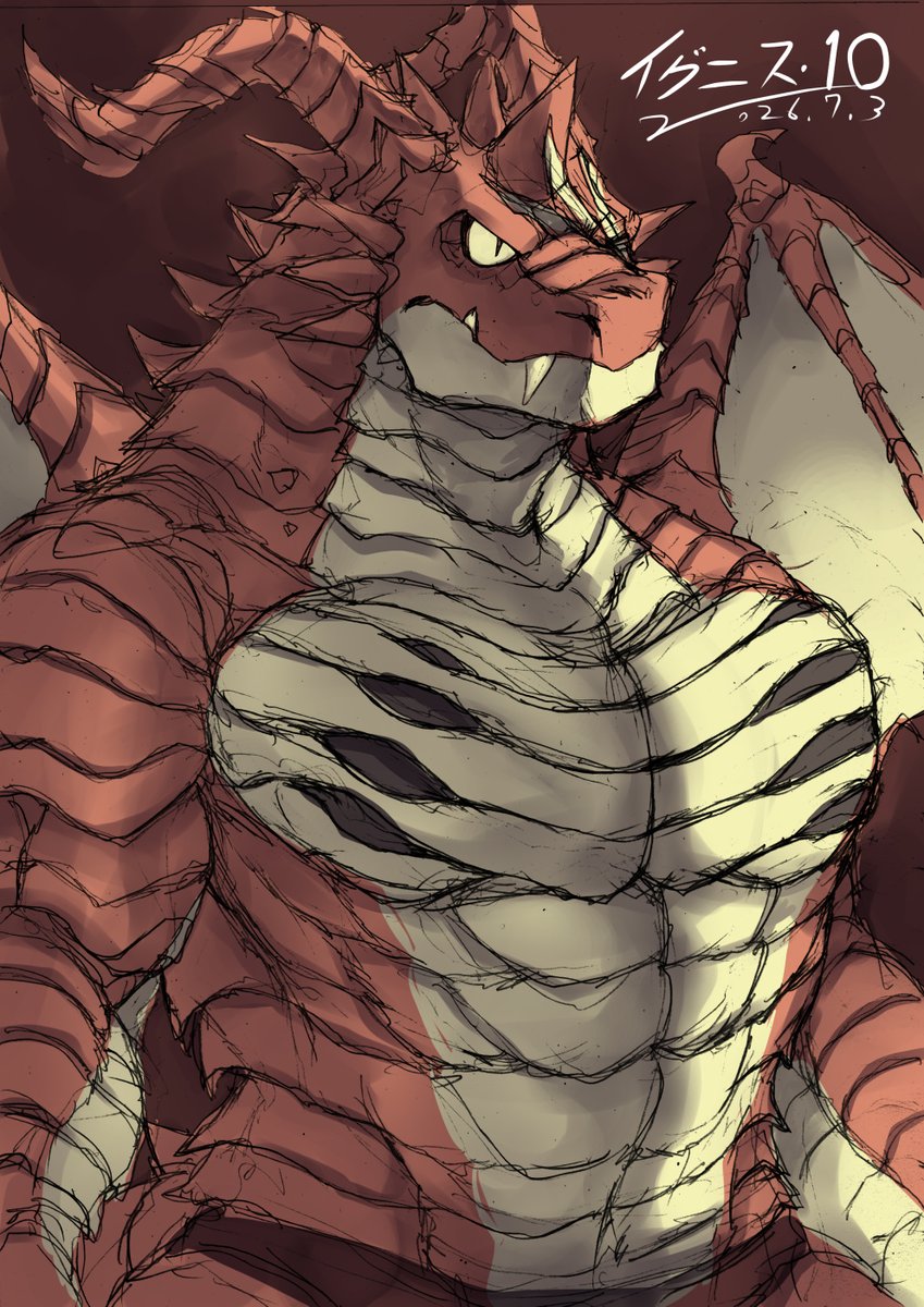 zisak1979's tweet photo. 落書き「イグニス・１０」
胸筋のデザインを変わりました。
マント外したらこんな感じになります。
胸筋の穴がフレアみたい大技を発動する時に光る。

いよいよ落書き10枚目。
アンディくんの枚数に迫ってる！ https://t.co/XQymlhEDP4