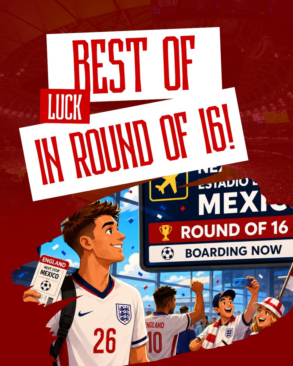 sfmedia's tweet photo. The office is abuzz with world cup fever. We'd like to wish England the best of luck in the round of 16.

Come On England!! ⚽

#England #WorldCup2026 #WC2026 https://t.co/qEuxVqsk4L
