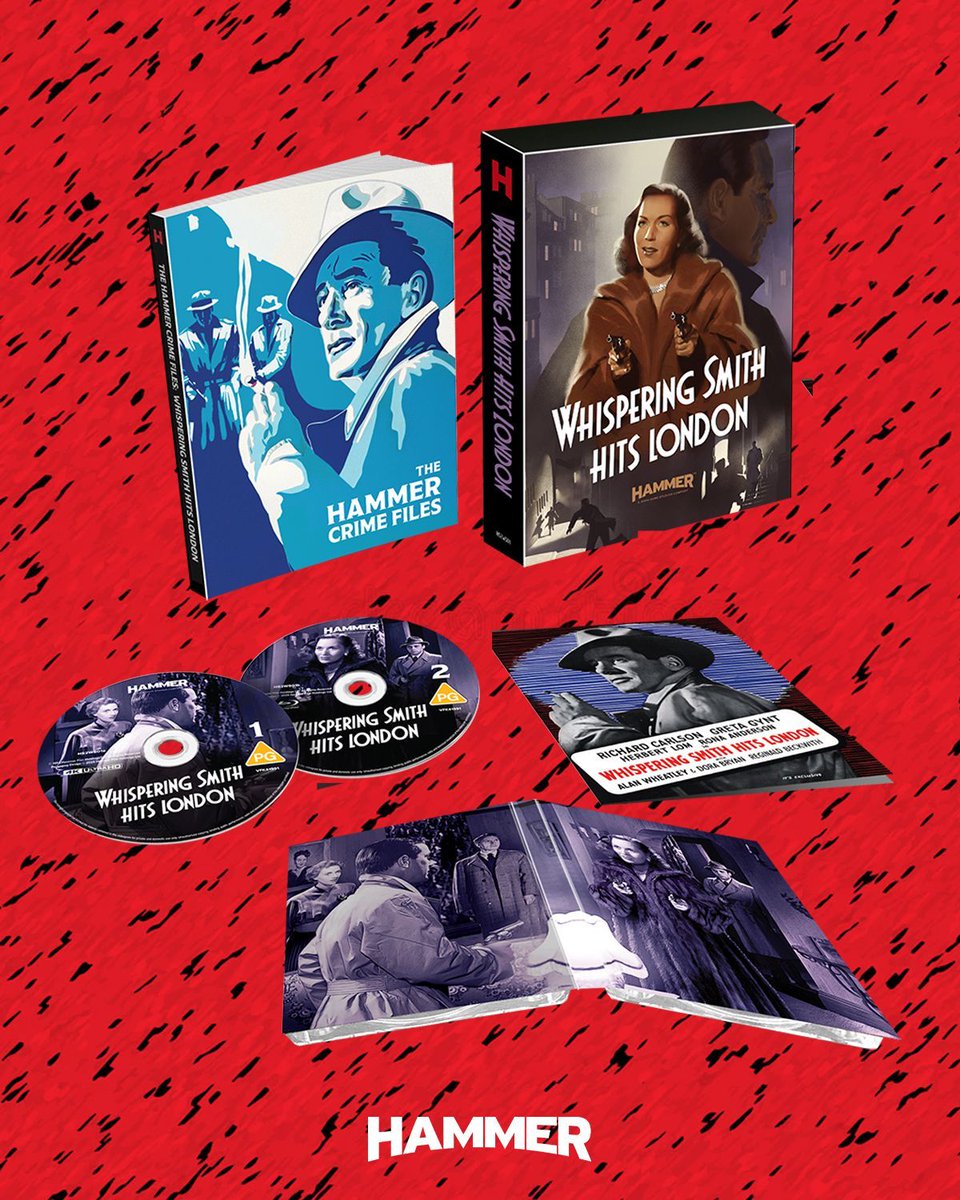 ThePCCLondon's tweet photo. We're giving 1 lucky winner a bundle of Hammer Films' noir classic including 36 Hours, Mantrap, Stolen Face &amp; Whispering Smith Hits London in stunning 4K!

To enter, email: competition@princecharlescinema.com &amp; tell us: What year was Hammer Films founded?

Must be a UK resident. https://t.co/nJDJ1XOeCU