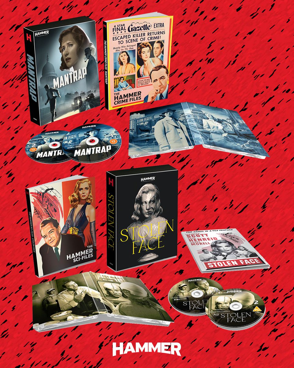 ThePCCLondon's tweet photo. We're giving 1 lucky winner a bundle of Hammer Films' noir classic including 36 Hours, Mantrap, Stolen Face &amp; Whispering Smith Hits London in stunning 4K!

To enter, email: competition@princecharlescinema.com &amp; tell us: What year was Hammer Films founded?

Must be a UK resident. https://t.co/nJDJ1XOeCU