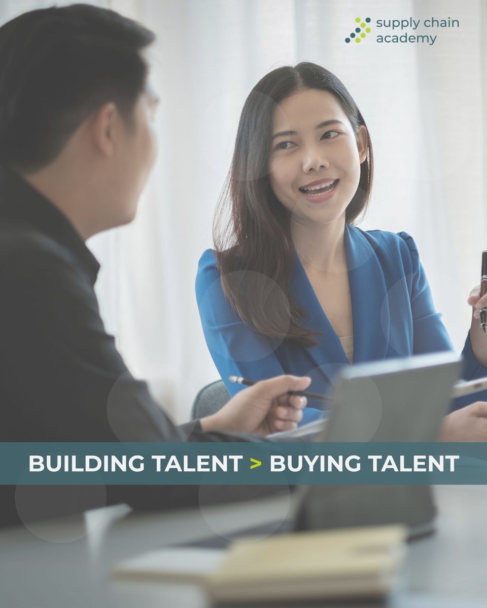 supplychainacdm's tweet photo. In today's supply chain landscape, the competition for skilled talent is fierce.

But the most resilient organisations aren't simply buying talent from the market - they're building it from within.

Discover how we can support your business at: https://t.co/rZmrLc6UdX https://t.co/PM0ZIGNMiz