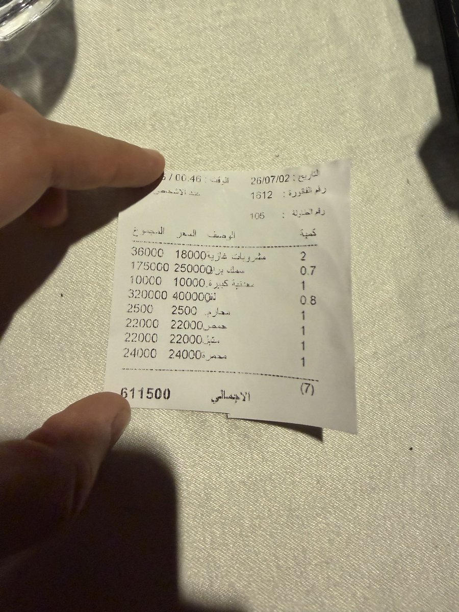 SasokiRob's tweet photo. هي من فاتورة مبارح. والله عيب انو يحاسبو على علبة المحارم. هاد محل اسمو جغنون. اكيد من دون اسعار او رقابة. @LatakiaaGov1 https://t.co/e6n2R4T5Fy