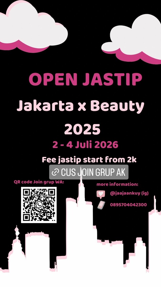 mirulflix's tweet photo. Open jastip JxB 2026
fee jastip start from 2k
pengiriman dari Jakarta Timur

https://t.co/WzzLMVFlX4 https://t.co/UJ7XFEby0q