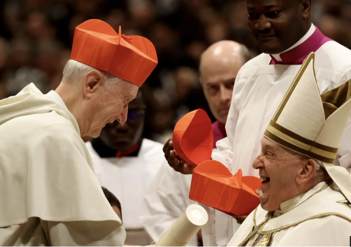 ProtecttheFaith's tweet photo. Not excommunicated

Fr. Timothy Radcliffe, for stating that homosexual sex can be 'expressive of Christ’s self-gift'. 

Instead he was made a cardinal https://t.co/YKn0CXPOpJ