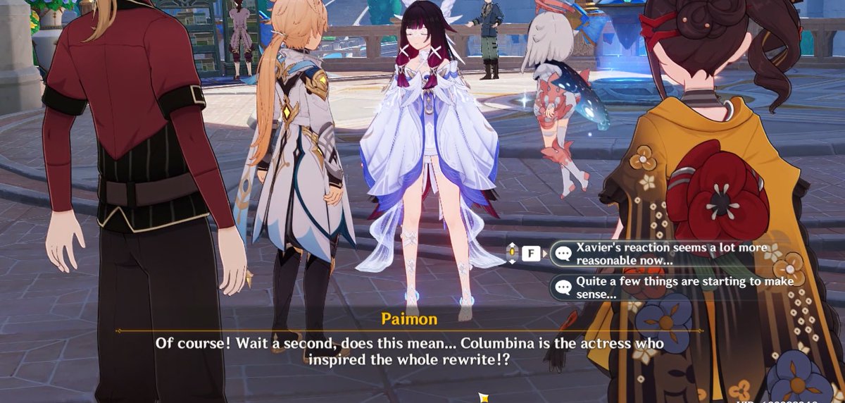 hrtmoji's tweet photo. idc genshin writers MAD FUNNY as hell for this 😭 😭 they saw the comments on genshintok and told columbina to stunt on her haters omg https://t.co/qyimeEbFtV