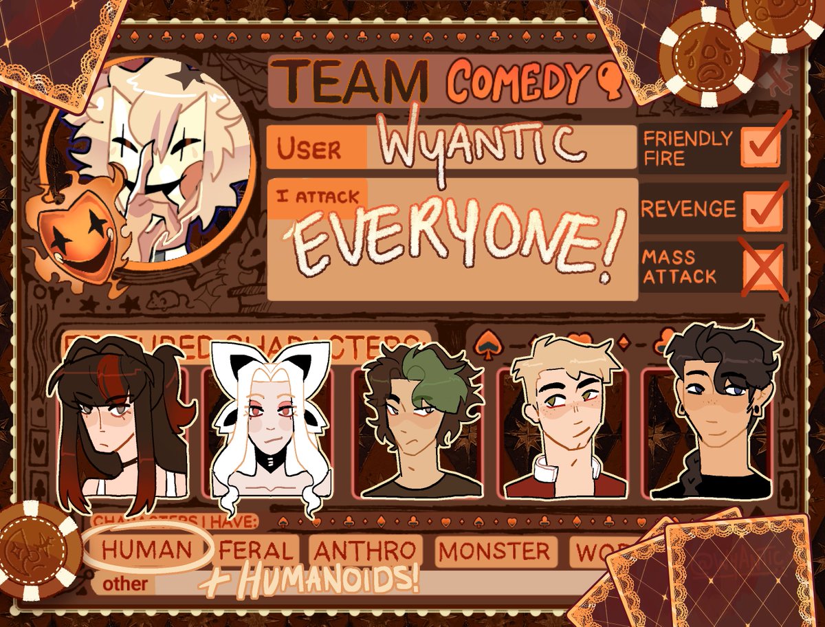 Wyantic's tweet photo. I'm gonna make a thread of all the attacks and revenges for #artfight i do this year! https://t.co/nz7tbJq9yc