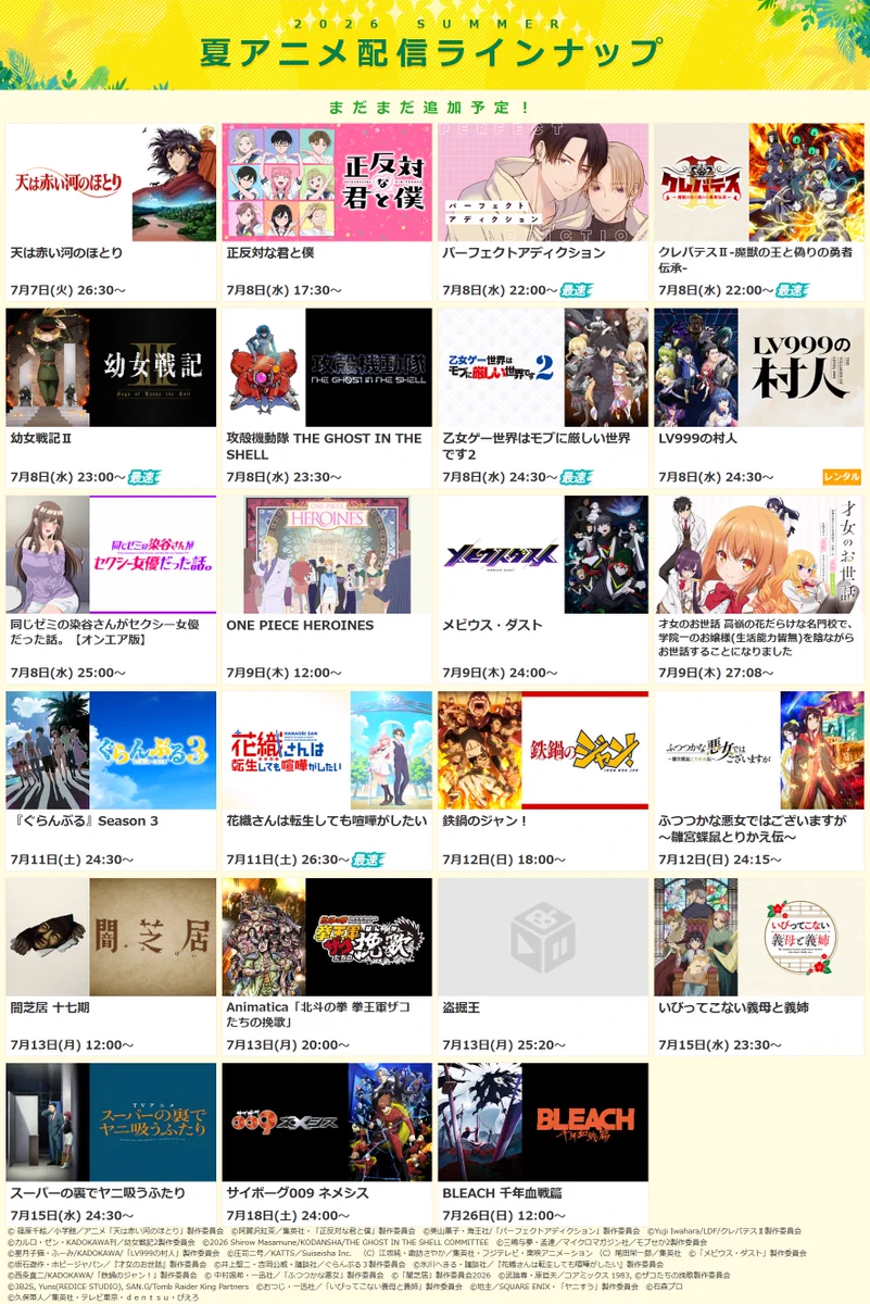 dアニメストア on X: 