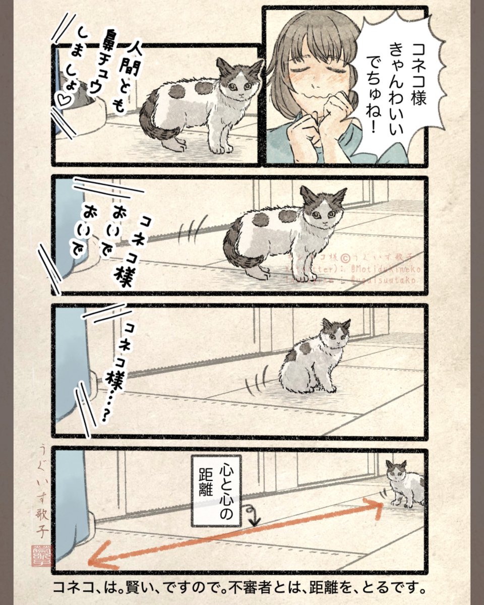 Motidukineko's tweet photo. 声かけ事案。 https://t.co/aDvGKtKqay