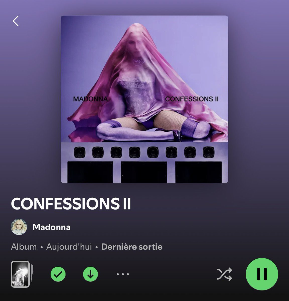 mdnaspears_'s tweet photo. I’m trying to come up with my top 5 songs after listening to Confessions II but I just can’t right now. Every song is PERFECT, this album truly is one of her best albums ever. Madonna really did THAT after over 40 years in the music industry. 👑

#Confessions2 #COADF2 https://t.co/NWnMkQU1V8