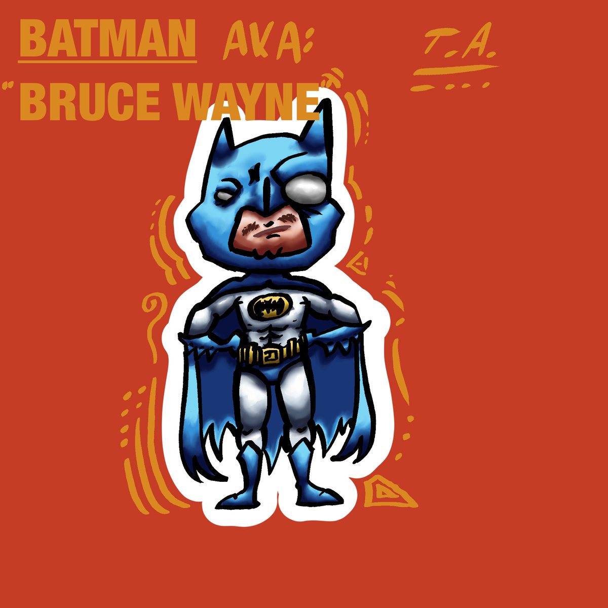 TArtistEight's tweet photo. He is BATMAN https://t.co/nxASiOAGmt