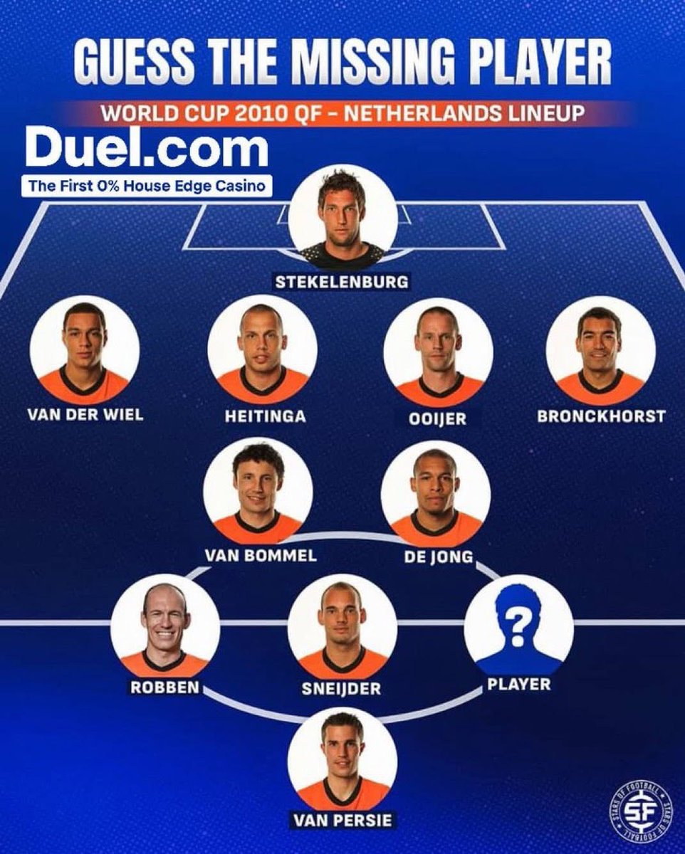 modmenfantasy1's tweet photo. نهائي كاس العالم 2010 
 اللاعب الناقص في تشكيلة هولندا هو ؟

بعشق اللاعب ده https://t.co/tEnvXH4LfE