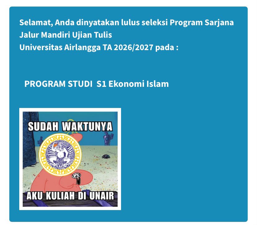 riri ²⁶🧬FEB UNAIR 2026 tweet media