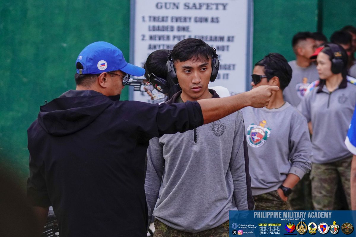 AFPCRS's tweet photo. PMA Hosts Olympic Shooting Demonstration for Cadets
#OneAFPOnePhilippines
#StrongAFPStrongPhilippines
#OurSeasOurRightsOurFuture
#ProtectingtheSeasSecuringOurFuture
#AFPyoucanTRUST
#MatatagNaSandigan 🫡🇵🇭 https://t.co/dw7H6X9ePH