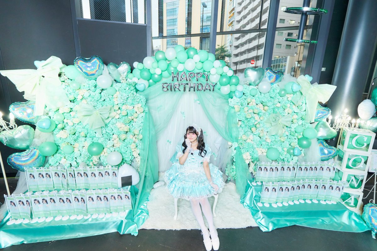 FullCo__Cona's tweet photo. 💚🍙#小葉こな生誕祭2026 🍙💚 https://t.co/c5hIuxxHhx