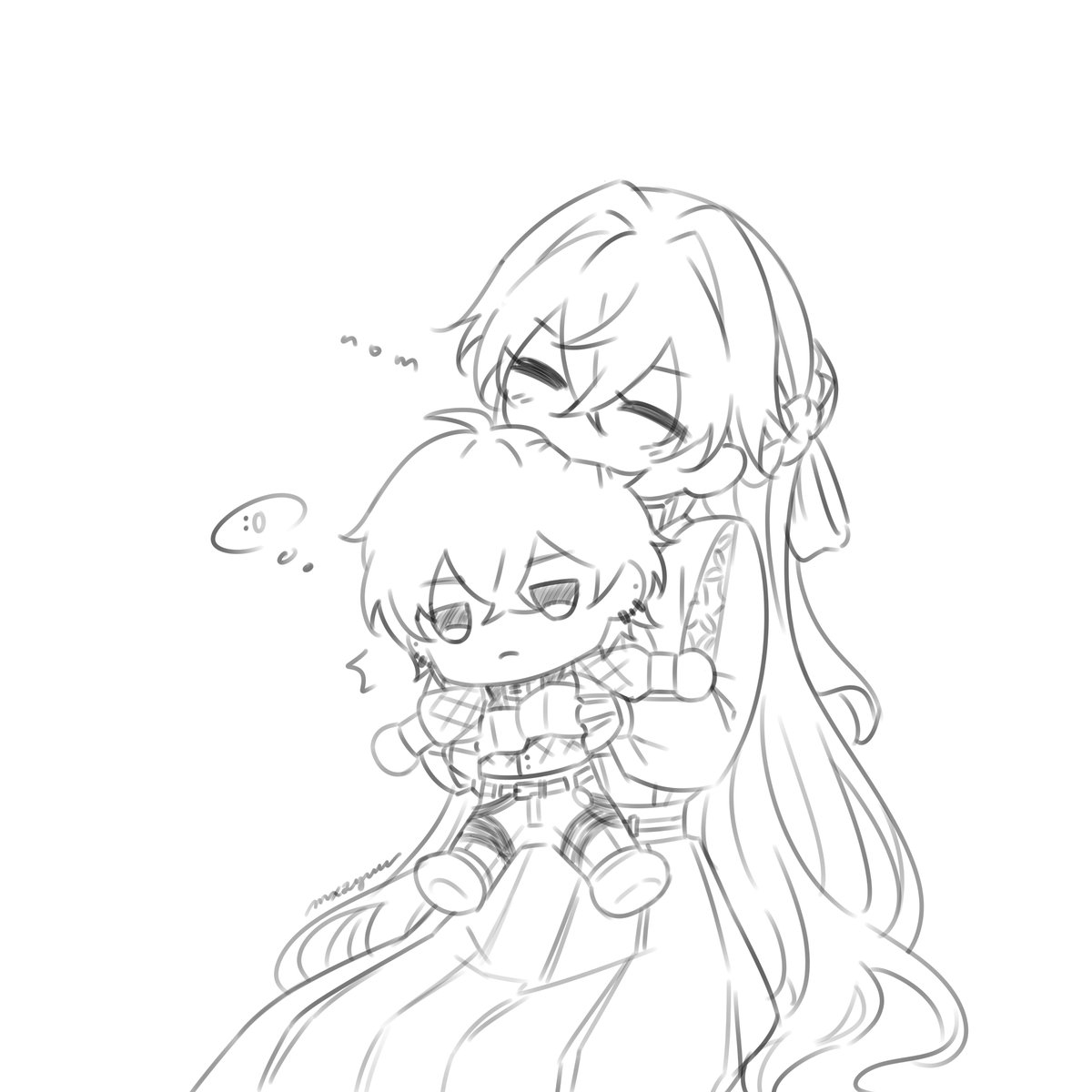 mxzyuu's tweet photo. ⛓️⌛️plushiiees (ﾉ´ヮ`)ﾉ*: ･ﾟ

old art repost !!
#ikevilFA
#ikemenvillains https://t.co/WCpa7MQuab