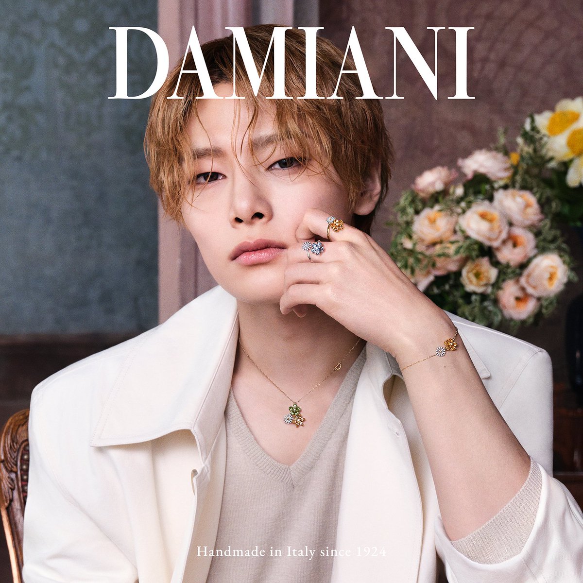 DamianiOfficial's tweet photo. Margherita Bloom represents the evolution of one of Damiani’s most iconic collections.

Bright and lively, Damiani Margherita Bloom jewels are worn and stunningly interpreted by the Maison’s global ambassador #I_N 

#DamianiIcons #DamianiMargheritaBloom https://t.co/0fcVu6JfGp