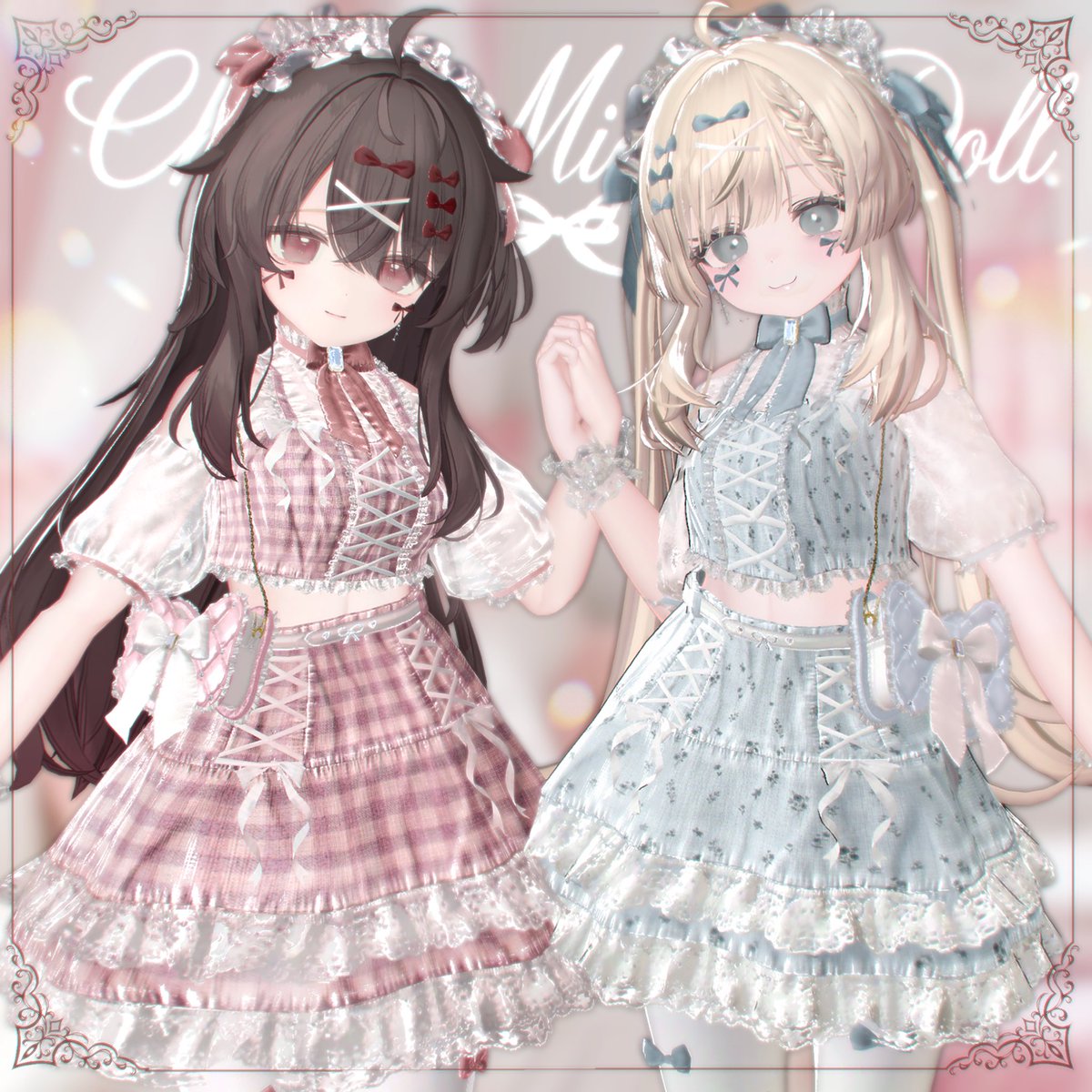 eyececream555's tweet photo. 【VRC3D衣装】【6avatar対応】
【🎁バッグ無料配布中】

📢販売記念セール
Full ¥1400→¥980
いいね&amp;リツイートして頂いた方から抽選で１名様に Full Packageプレゼントします🎁
応募期間7/6まで
スキが100ごとに１名追加抽選します
🔗Boothリンクと対応アバターはリプ欄に
#BOOTH_pm #VRChat #vrc https://t.co/IXBdCtpmMn