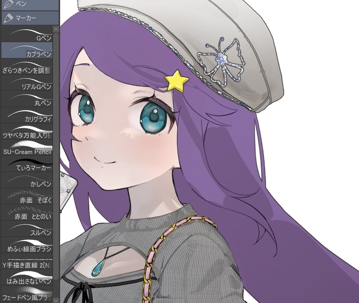 syake_never's tweet photo. #CLIPSTUDIO 
アナスタシアうぃぷ！！！
おすすめの線画ペン、キャンパスサイズ教えてください😭 https://t.co/vqTRfqwYHJ