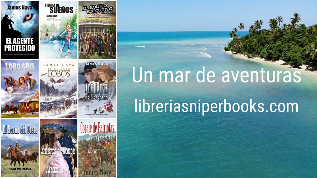 JamesNavaCom's tweet photo. Realiza tus compras en https://t.co/9lU7fT2ODN y recibe los #libros en dos días. #Regala cultura e ilusión. También puedes encargar las #novelas directamente en el correo: pedidos@sniperbooks.us #Lee #Novelasrecomendadas https://t.co/oILYcRQQC9