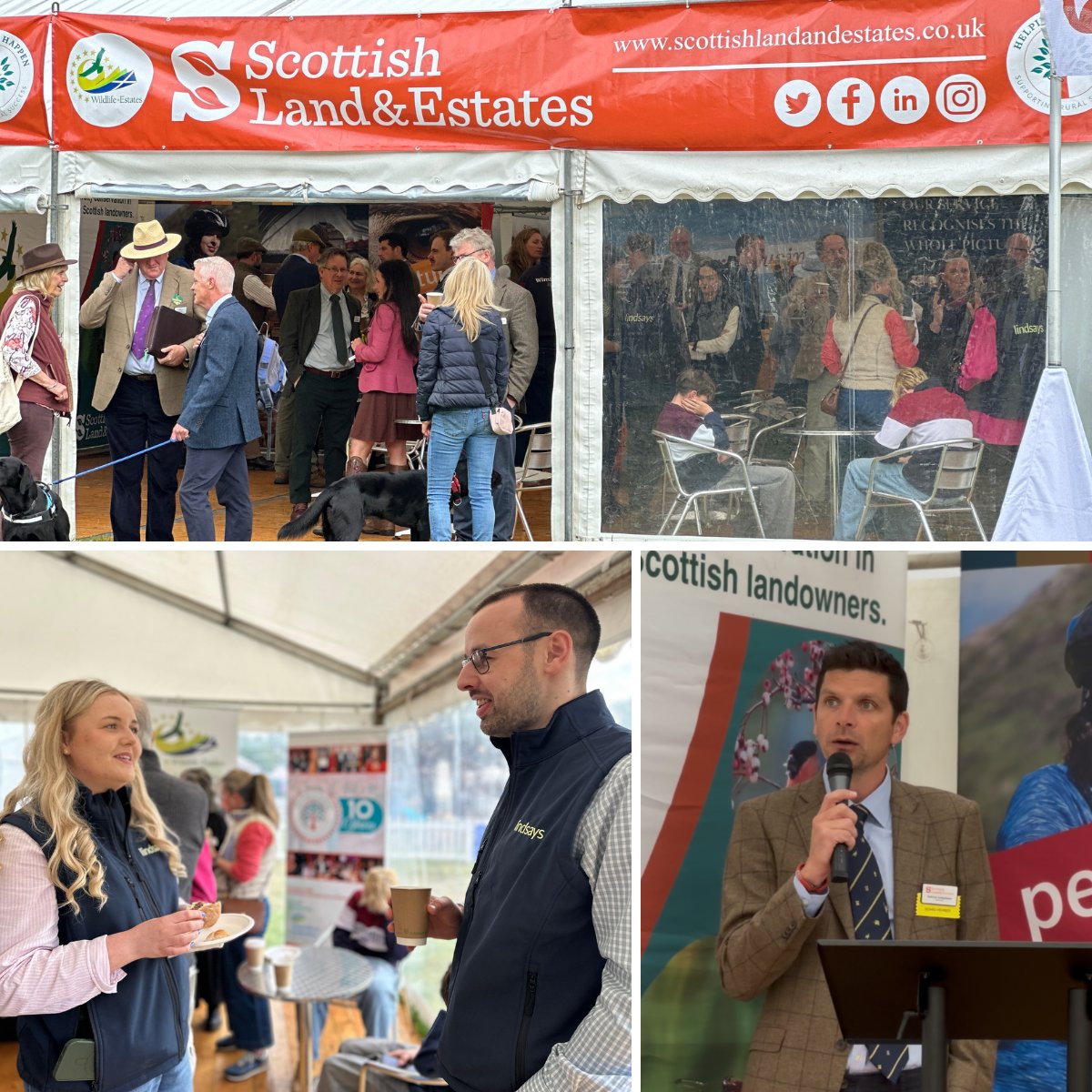 ScotLandEstates's tweet photo. Weβre back at the #SGF26 at Scone Palace!
Our day started with a fantastic breakfast reception sponsored by @lindsaysnews A big thank you to our headline sponsor #BellIngram, & drink sponsors #TheExiteers & @BelhavenBrews for their support.
Find us at stand number GR017! π https://t.co/PNB6e5SfKY