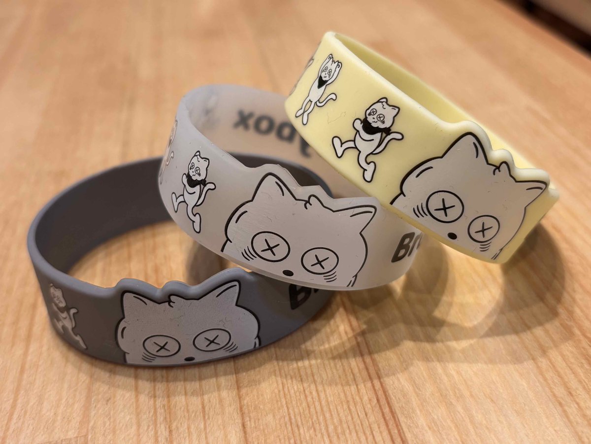 本日こちらのグッズも販売します！ 完売していたぶろうくんFACEラバー