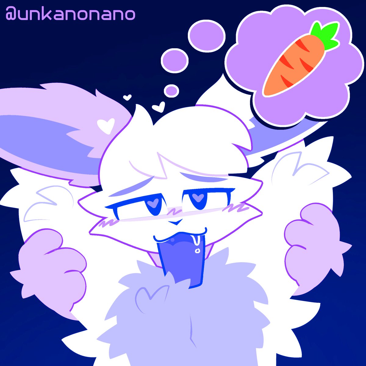 unkanonano's tweet photo. good bunny gets the carrot https://t.co/9WrbjBZEx4