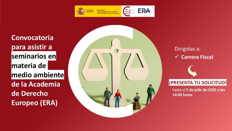 cejmjusticia's tweet photo. ❗️Este domingo, 5 de julio, finaliza a las 14 h, el plazo de inscripción para participar en seminarios de la @ERATrier sobre derecho ambiental.

Se celebrarán en Lisboa y Florencia en septiembre de 2026 y están dirigidos a miembros de la #CarreraFiscal 

👉https://t.co/Os7nbwdG8r https://t.co/0FBspySqr8