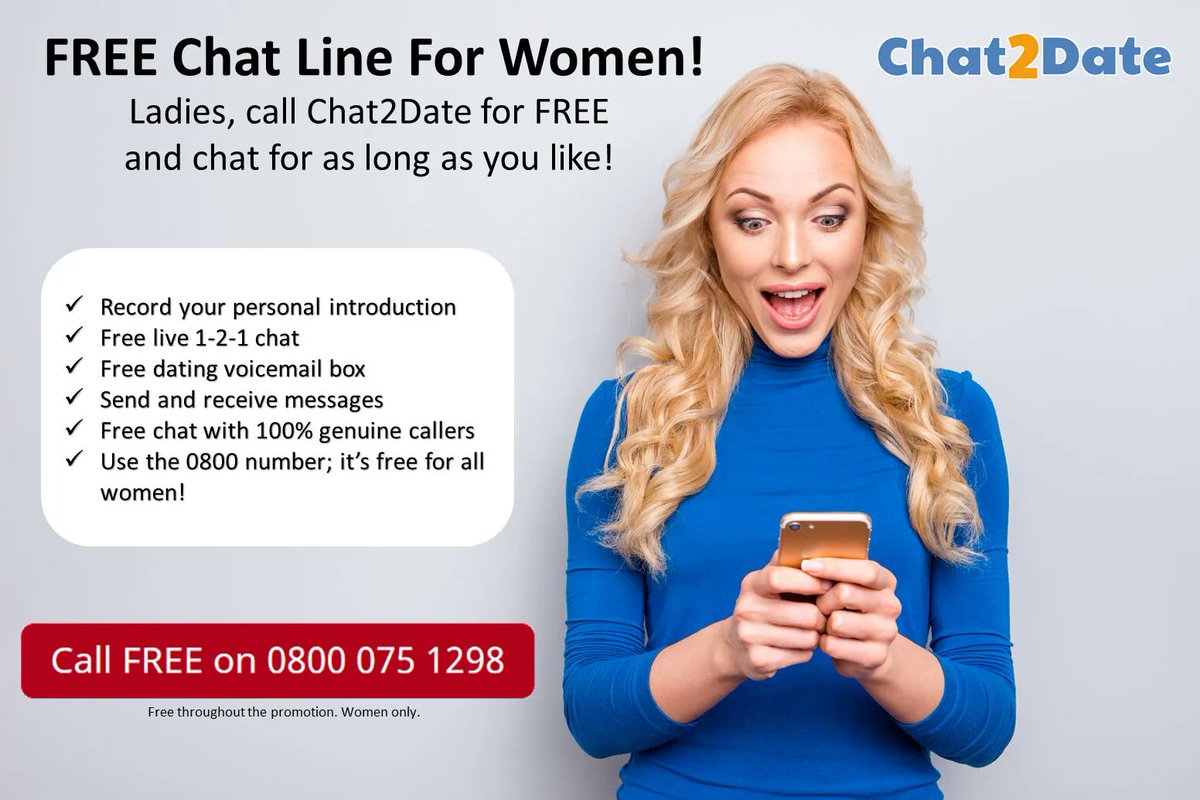 Chat2Date's tweet photo. Ladies, why not join in with the fun and call the UK's favourite chat and date service now...for free!
#freechatline #freephonechat https://t.co/2Mh0OrLzQB
