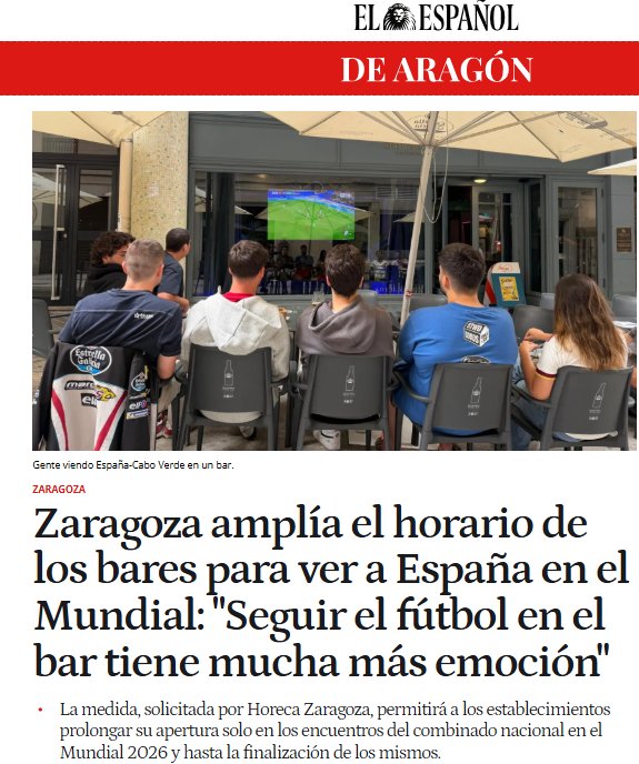 PuyalonZaragoza's tweet photo. ⚽️ Mientras #instituciones, #empresas y #poderes 💶 que viven de y para Aragón📍 dudan sobre su apoyo a los equipos del país, y su arraigo.
Todo es ver llegar la mínima ocasión, y apoyar sin fisuras el #nacionalismo español 🇪🇸 https://t.co/E3pkuhPt6R
