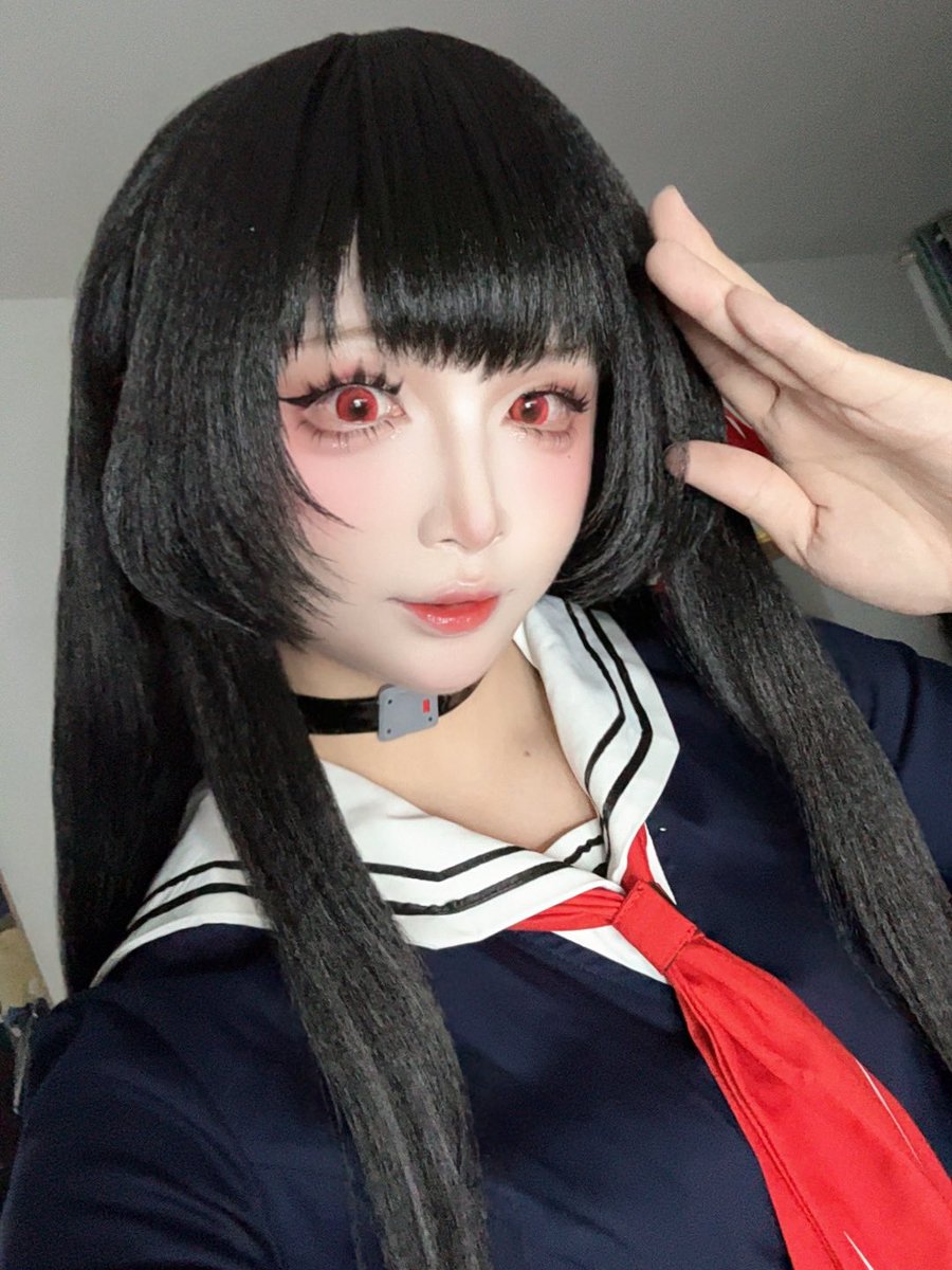 Baka_Hint's tweet photo. こんにちは、先輩！
#wutheringwaves #鸣潮 #千咲 #鳴潮 #cosplay #cos https://t.co/lJ4SvJzvsL