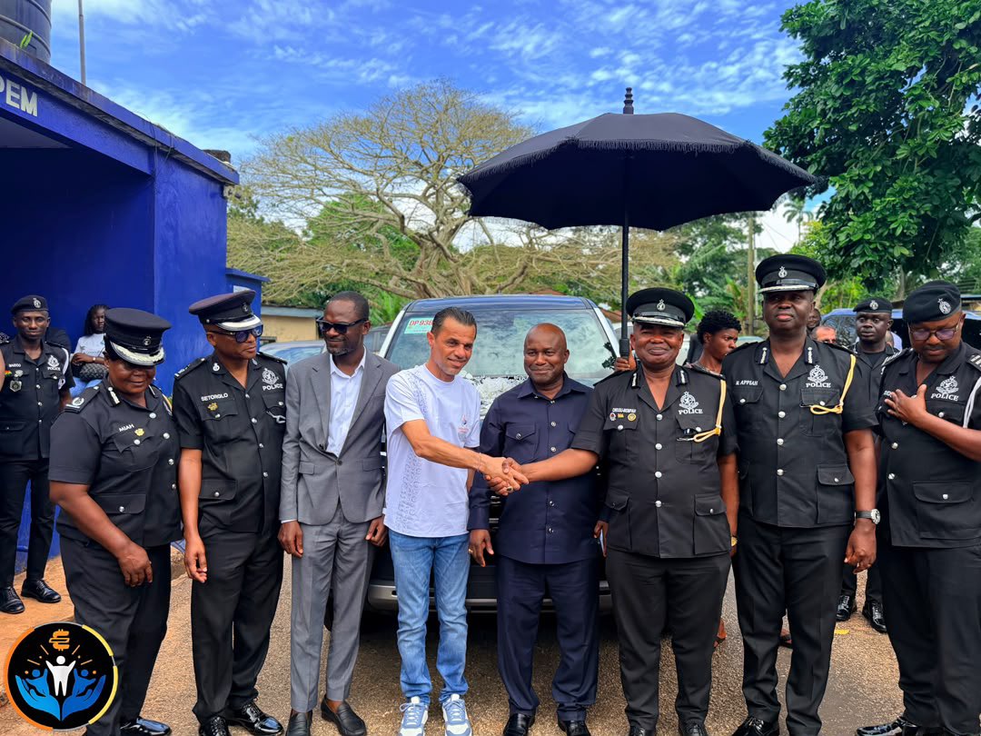 EezzyGroup's tweet photo. With deep respect for the vision of the CEO of Eezzy Group Foundation, Mr. Mohammed Raii, a significant contribution was made on June 15 to enhance community safety in Aburi. https://t.co/fg2szi2xsR