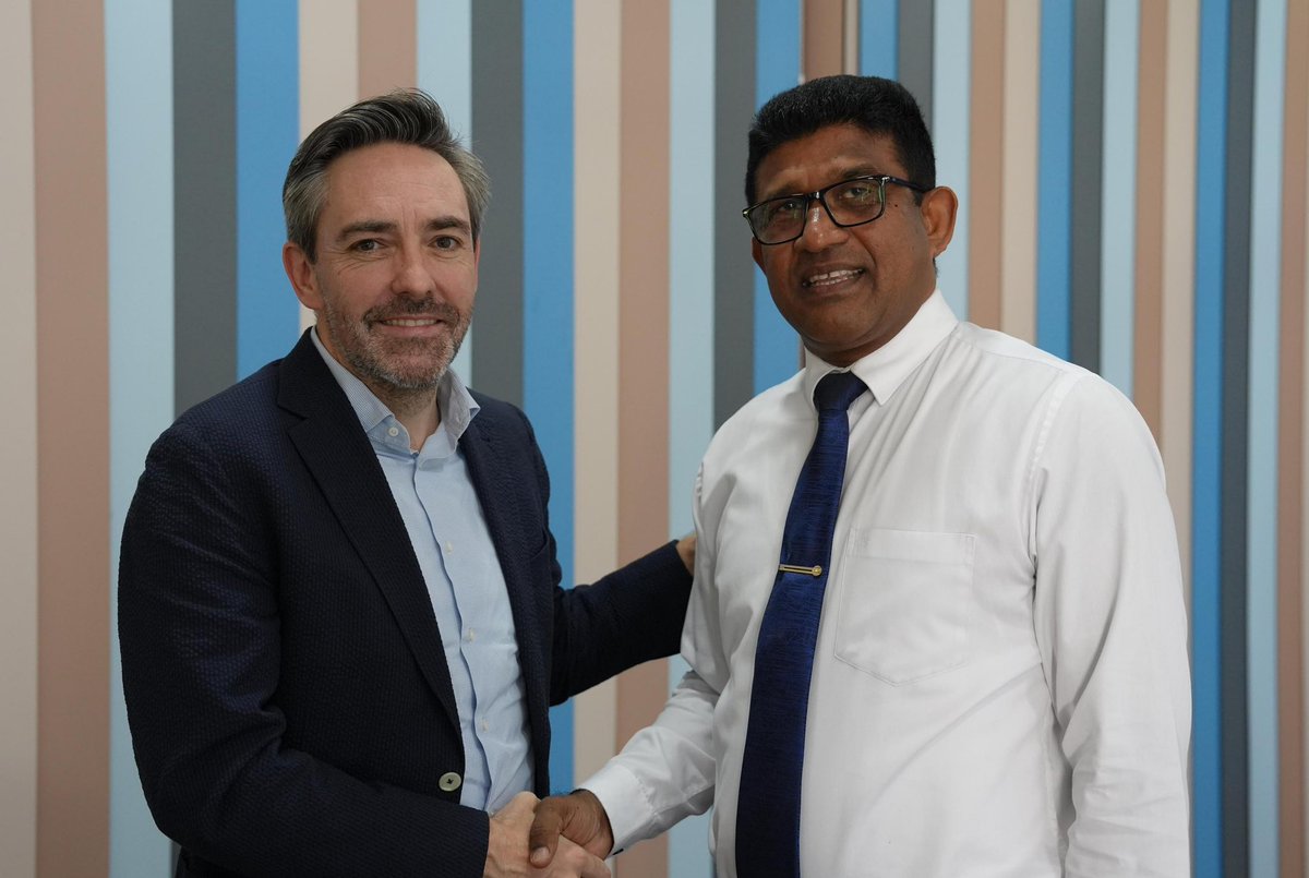 MAFrancheUN's tweet photo. Meeting District Secretary A.G. Nishantha &amp; discuss rural livelihoods, food security &amp; the Aswesuma safety net. @UNSriLanka remains committed to supporting farmers &amp; vulnerable communities in a District with some of the highest levels of poverty in the country. https://t.co/Zsipc2Pwap