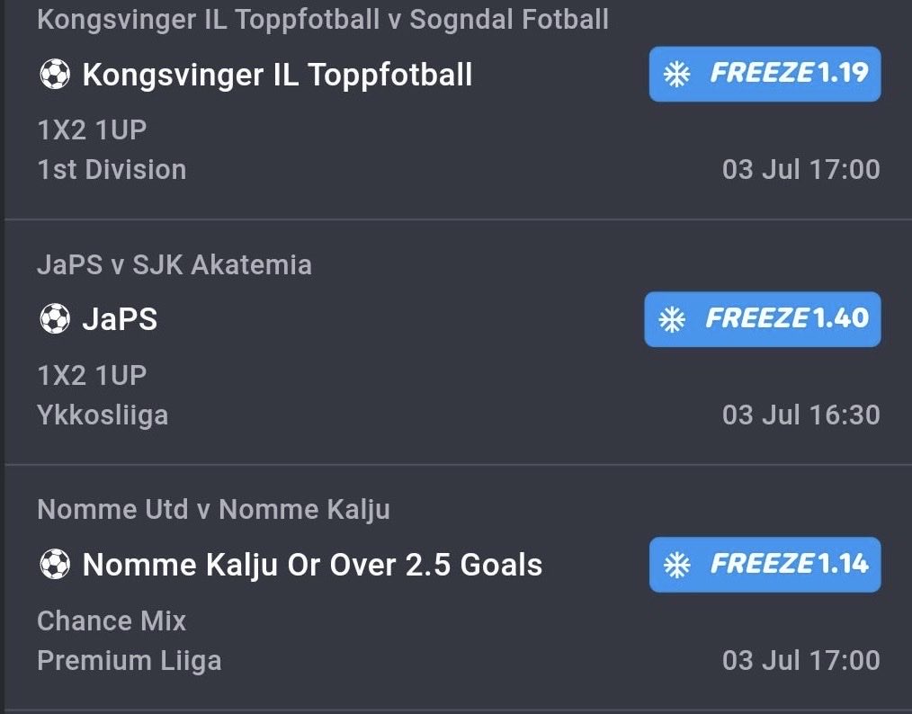 mrbayoa1's tweet photo. ⚽️ ⚽️ today on Bet9ja

5JQJSVW- 20 odds
5JQK65F- 50 odds

#Bet9jacode https://t.co/2fmKEyg7P9