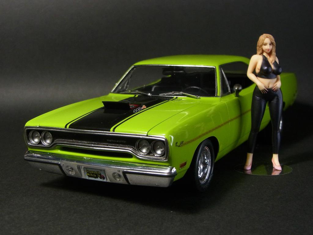 hei8_h's tweet photo. WF展示用の Revell 1/24 1970 Plymouth roadrunner 完成。

ライムなマッスルが無性に塗りたくてなー https://t.co/uNogwEUYQx