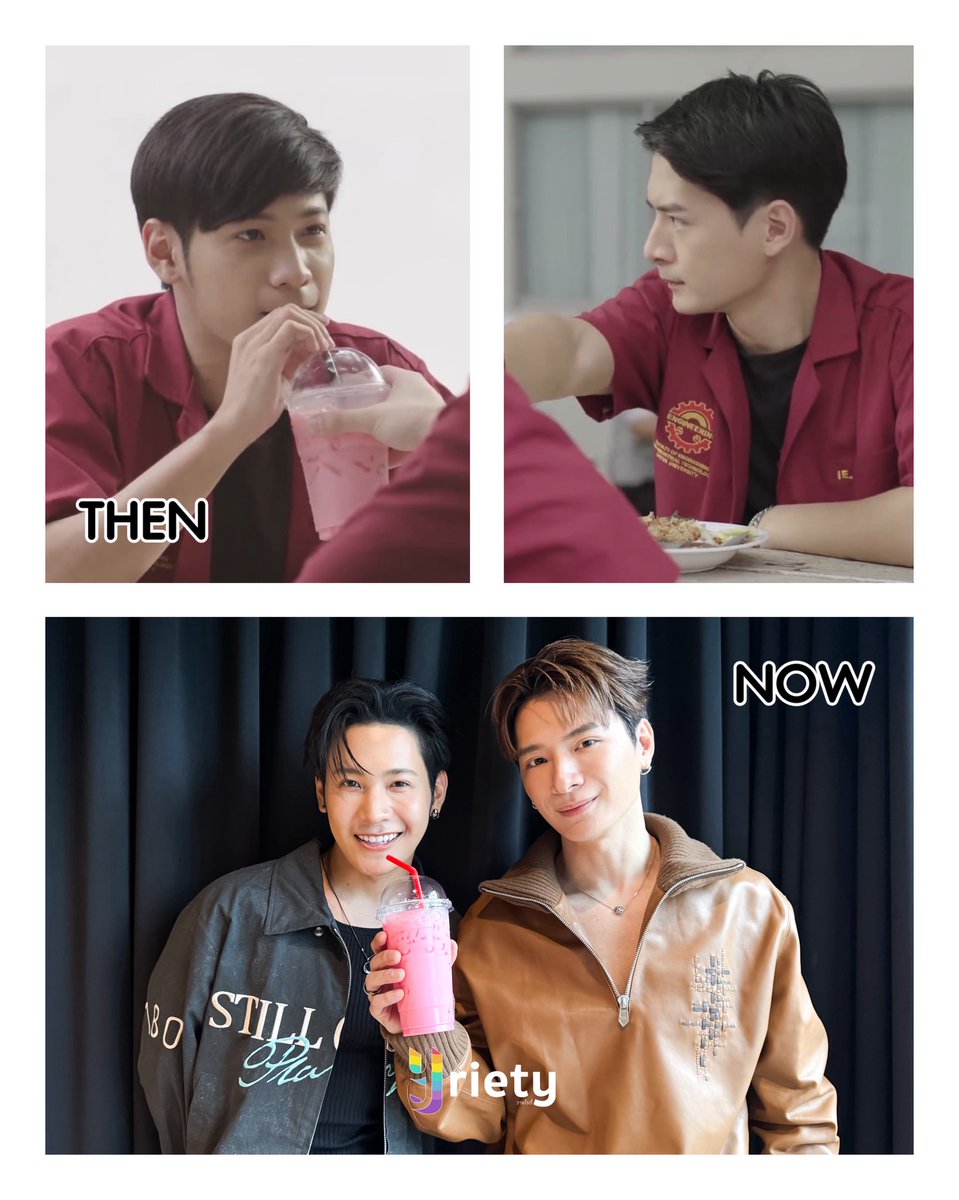 Yriety's tweet photo. ผ่านไป 10 ปีแต่เมนูนมเย็นของพี่อาทิตย์กับน้องก้องภพแก้วนี้ยังหวานเหมือนเดิม! 😽💖🥛🫣 #KristSingto 

SOTUS TENIVERSARY PRESS TOUR 

#SOTUS10thYearConcert
#SingtoPrachaya #KristPerawat 
#Yriety https://t.co/Th4PwZD9bo