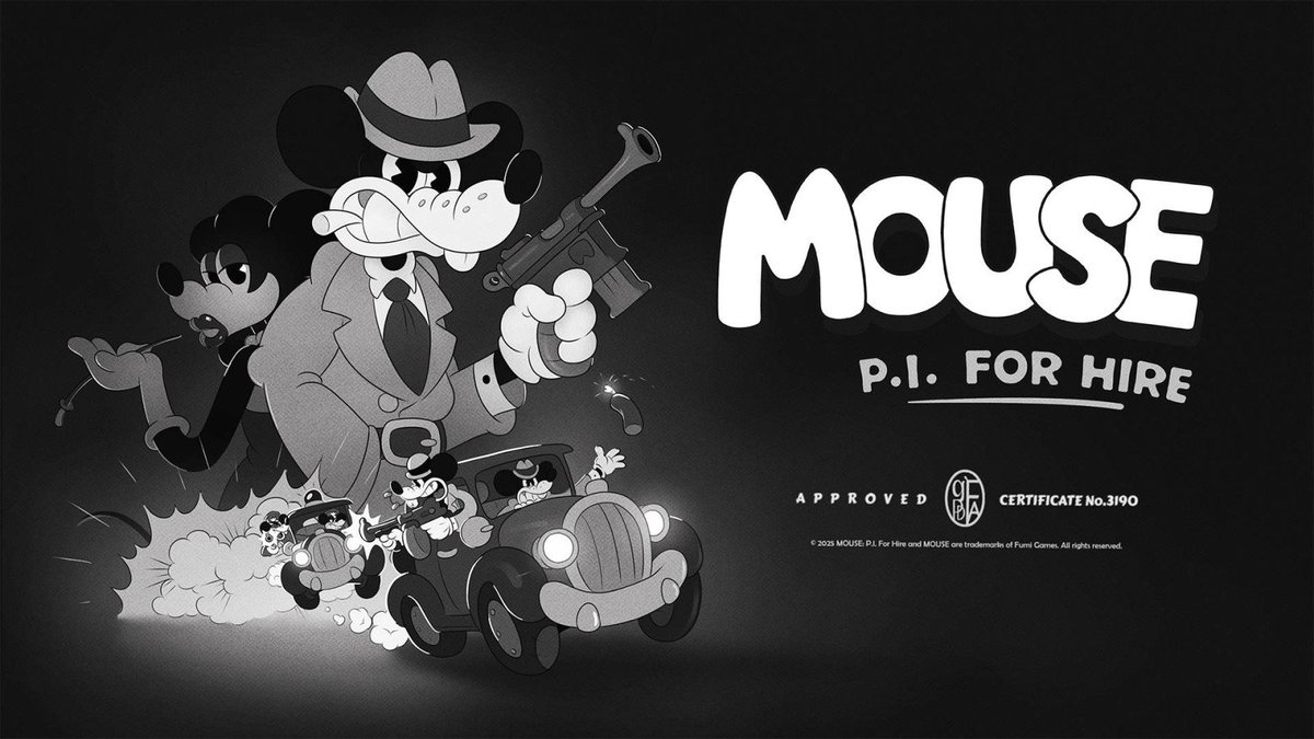 wakkapoficial's tweet photo. ¡La semana que viene llega MOUSE PI For Hire en formato físico de la mano de @MeridiemGames!

Resérvalo ya para PS5 o Nintendo Switch 2 (con todo el contenido en el cartucho) desde 29,90€

https://t.co/EDAu1XQjU6 https://t.co/W1P7tBxra0