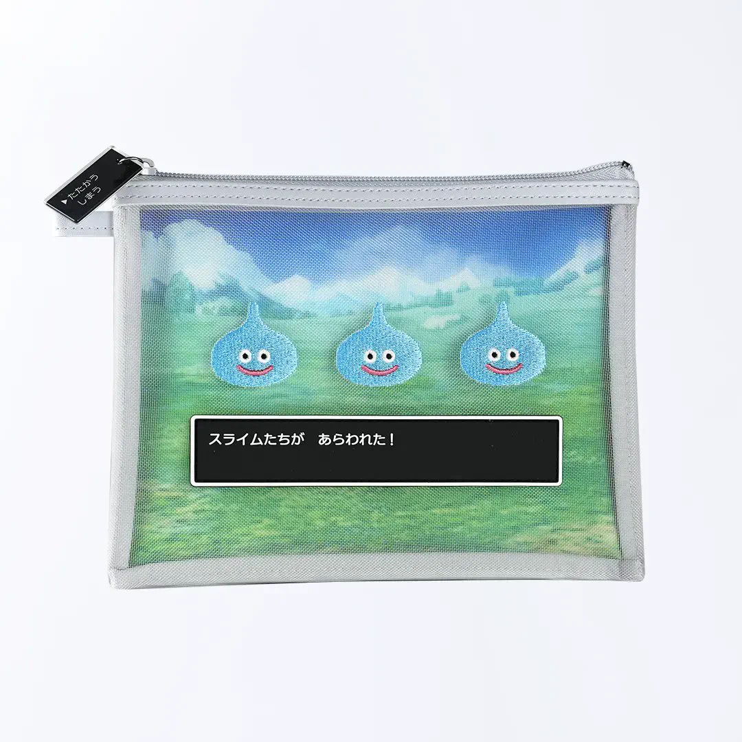 新品ドラゴンクエスト40周年記念展刺繍メッシュフラットポーチ2種セット ゲルニカ on X: 