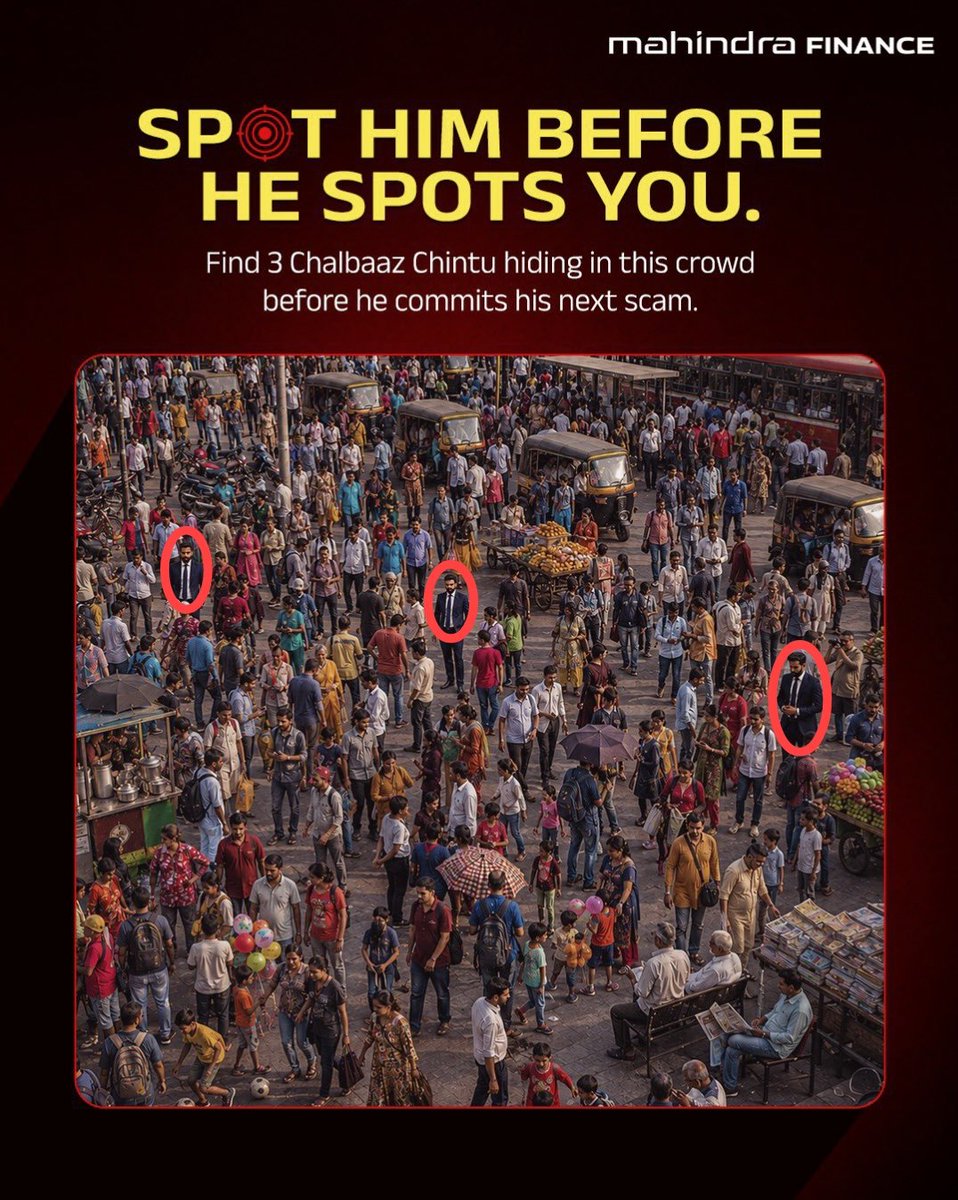 Rasminji's tweet photo. @MahindraFin #SpotChalbaazChintu #StayScamAware #MahindraFinance #ContestAlert #ScamAwareness https://t.co/q2eZlGIC7A