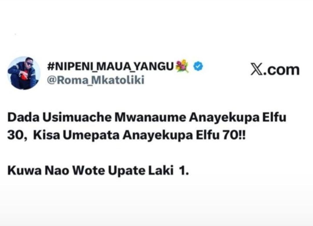 sapro_phyticus's tweet photo. Hii ya lini tenah mbona tunasaritiana wanangu😁 https://t.co/sI26jtYbna
