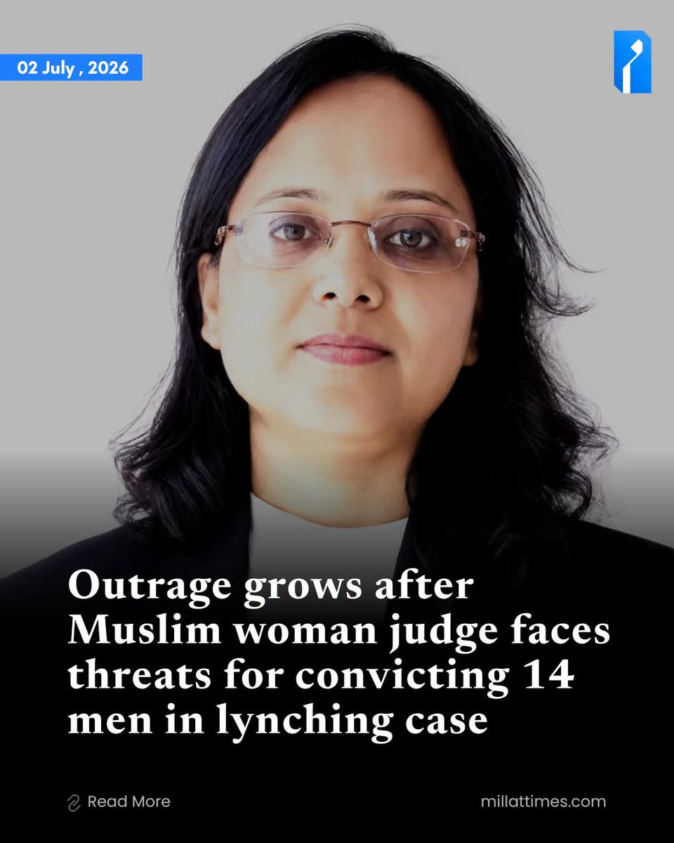 Gabbar0099's tweet photo. Being a Muslim isn't easy in India 💔

Tabassum Khan, a session court judge from Madhya Pradesh, has reportedly received abusive messages and threats on social media after sentencing 14 men to life imprisonment in the 2022 lynching of a Muslim man by a group of cow vigilantes. https://t.co/C9uDWEf036