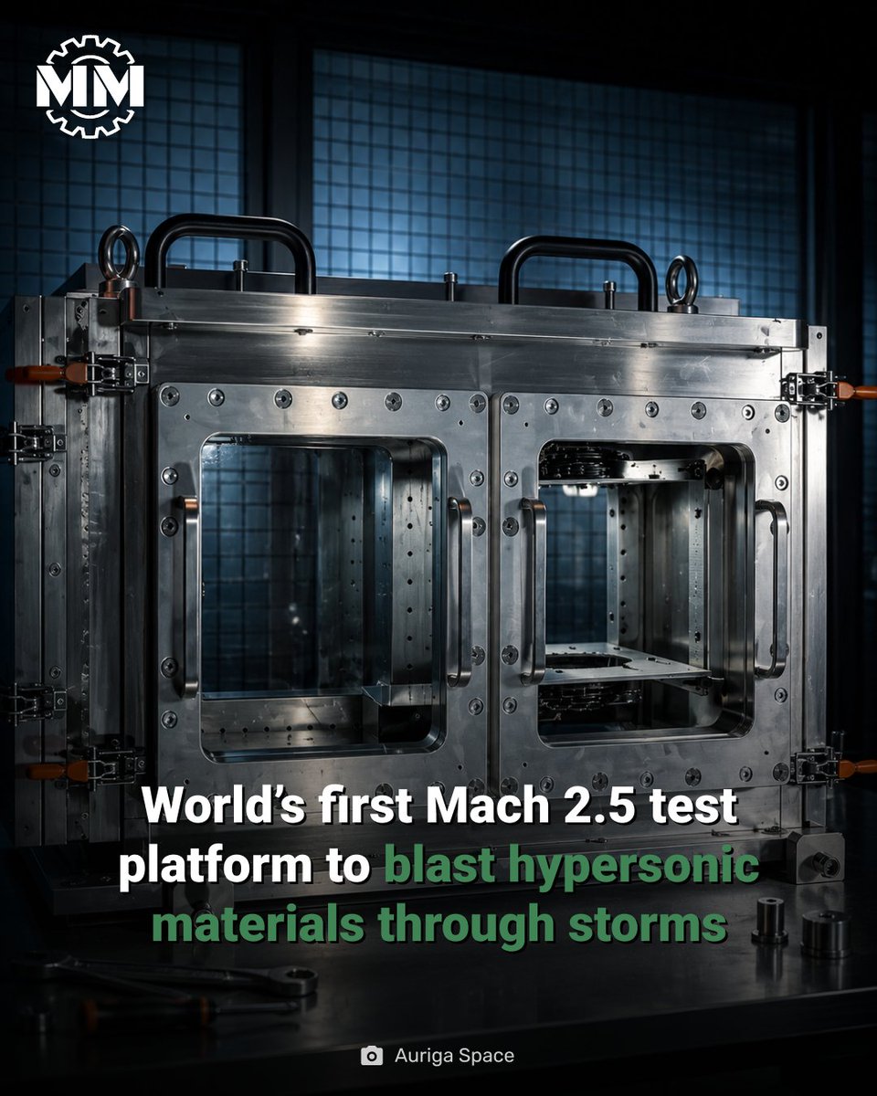 MilitaryMechs's tweet photo. The new US platform simulates extreme weather at hypersonic speeds and tests vehicle materials before flight.
https://t.co/vBDkveDSnM

#HypersonicTesting #HypersonicMissile #DefenseTech https://t.co/a9ddgRedwG