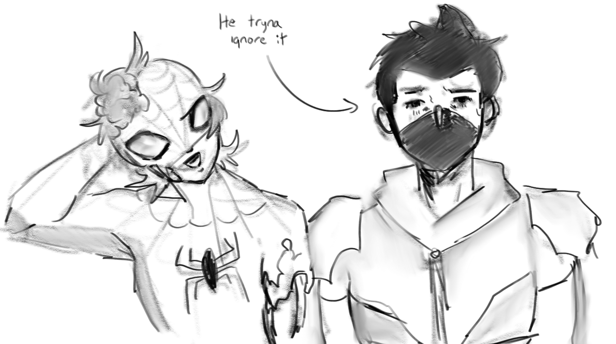 redmqverick's tweet photo. Msm2017 parksborn BUT marvel zombies au.  #parksborn https://t.co/F4TGPJ4JKY