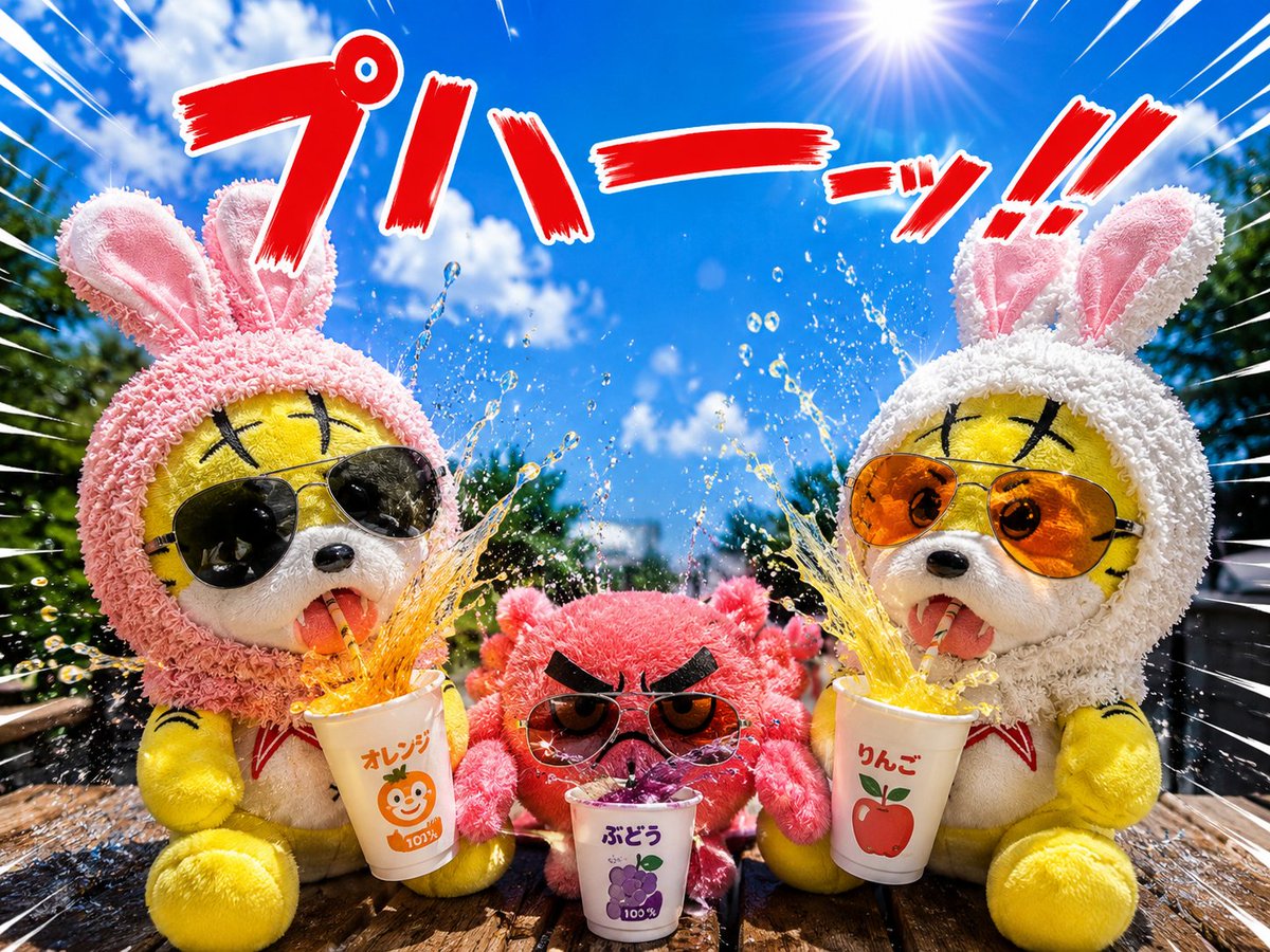 おはようございます😄 本日は ＃メガマルシェ‼️ 【ジュース販売