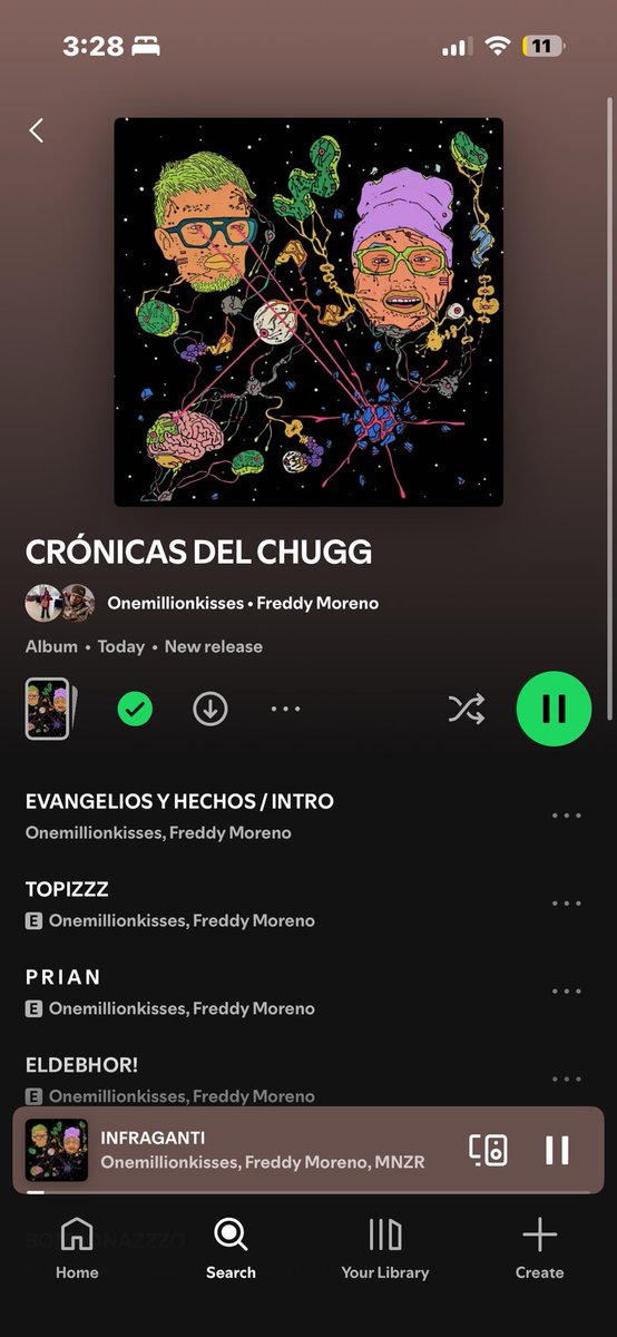 prod1million's tweet photo. El intro y el outro del disco lo samplee del outro de Arena de Belanova; Valedorezzz Juvenilezzz = mystikal maze 2026 (sgp)(iykyk) la collab con Ruzzo y agustinsito… podría seguir pero escuchen; los amo neta le metí muchas cosas a esto todo x ustedes, iyyk #CRONICAS https://t.co/xAy7zjXtWm