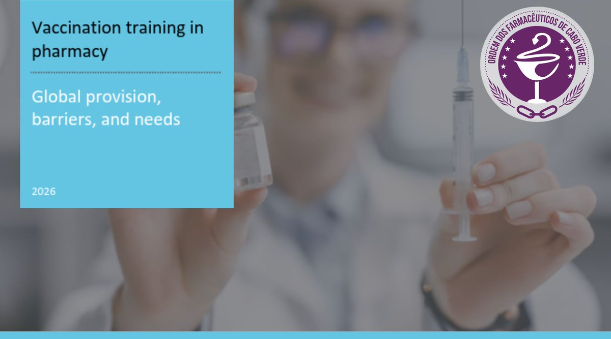 farmaceuticoscv's tweet photo. A Federação Internacional Farmacêutica (FIP) reforçou a importância da formação de qualidade para o desenvolvimento dos serviços de vacinação nas farmácias.

Confira: https://t.co/FaM8nSrIh0

#OFCV #InformaçãoFarmacêutica #ProfissãoFarmacêutica https://t.co/aoSKQzubow