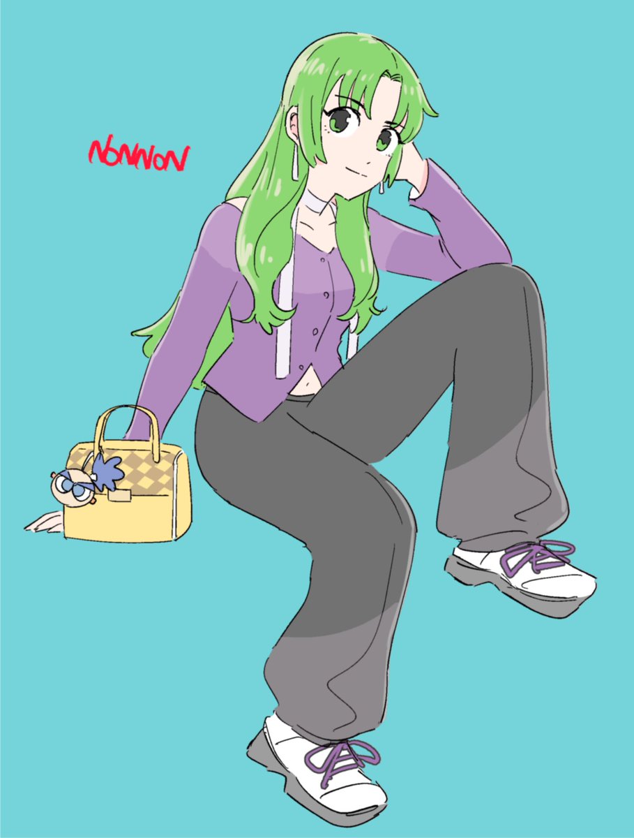 bbbnonnon's tweet photo. 令和の現代風ヤエちゃんをお借りして描きました https://t.co/artVKRBv0y
